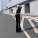 Exclusive Black Flared Jeans Women, American Style, New Winter Model, Slimming High-waisted Bootcut Pants For Petite_mkmklike.com