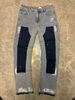Men's Clothing European And American Style Men's Y2K Patchwork Painted Letter Print Fashion Straight Leg Jeans_mkmklike.com