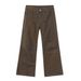Men's Fashion Loose Fit Distressed Patchwork Straight Leg Long Jeans - Streetwear Aesthetic, Comfortable Cotton, Casual & Trendy_mkmklike.com