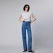 Women's Clothing Jeans Women's Autumn New Style Light Luxury Texture Big Cow Fabric Tall And Thin Three Color High Waist Straight Pants_mkmklike.com