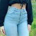 High Waist Booty Lifting Skinny Jeans For Women - Stretchy Denim Pants With Peach Butt Effect (Light Blue, Dark Blue, Black, Gray)_mkmklike.com