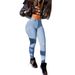 Women's Clothing Large Size Jeans For Women Independent Station Hot Style Ins Style Tight Pants For Women Elastic Sexy Hip Denim_mkmklike.com
