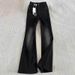 Men's High Street Style Black Gradient Jeans Straight Leg Slim Fit Long Pants Trendy Brand Washed Slightly Flared Spring Autumn_mkmklike.com