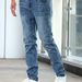 Men's Slim Fit Distressed Embroidered Skinny Jeans - Trendy Ripped Denim With Artistic Detailing_mkmklike.com