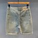 High End Men's Denim Shorts Loose Large Size Straight Hole Casual Summer Clothing_mkmklike.com