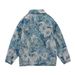 Northfold Cross-Border Exclusive Autumn Japanese Retro Personality Denim Trendy Loose Casual Street Style Jacquard Jacket For Men_mkmklike.com