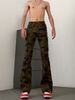American Retro Jeans High Street Logging Camouflage Overalls Men's Tall Micro-pull Pants_mkmklike.com