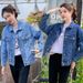 Chicco Spring And Autumn New Korean Style Loose Plus Size Denim Jacket For Women, Internet Celebrity Live Trendy Versatile_mkmklike.com