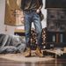 Vintage American Style Men's Jeans - Relaxed Straight Leg Washed Denim Pants For Casual Wear (Blue, Sizes 28-36)_mkmklike.com
