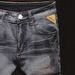 Men's Textured Black Casual Shorts Loose Fit Wrinkle Design 5 Inch Inseam Straight Leg Summer Short Pants_mkmklike.com