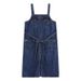Unique French Dress Design Sense, Small Stature, Exquisite Temperament, Chic Denim Dress, Women's Clothing_mkmklike.com