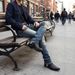 HME Men's Distressed Ripped Jeans Slim Fit Stretch Straight Leg Long Pants American High Street Style European And American Cross Border Exclusive_mkmklike.com