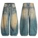 G6860 Vintage Washed Jeans – Distressed American High-Street Style (Unisex, Loose Fit, 5 Sizes)_mkmklike.com