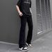 Men's Slim Fit Stretchy Flared Jeans Trendy Fashion Brand Height Enhancing Curved Blade For Spring Autumn_mkmklike.com