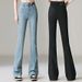 Four-way Stretch Flared Jeans For Women, High-waisted, 2026 Spring New Style, High Elasticity, Versatile, Slimming,_mkmklike.com