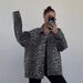 Women's Clothing Vintage American Retro Leopard Print Denim Jacket - Oversized Loose Fit Fashion Coat For Women & Men_mkmklike.com