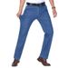 Men's Clothing Men's Jeans Elastic High Waist Middle Aged Men's Pants Middle Aged Pants Men's Denim Straight Casual Pants Loose_mkmklike.com