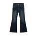 Orange Silk Women's Clothing # American Retro Low Waist Jeans New Rivet Design Slimming Draped Flared Pants_mkmklike.com