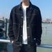 Loom Denim Spring Trendy Stylish Loose Versatile Japanese Style Men's European American Autumn Workwear Jacket Coat_mkmklike.com