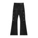 Men's Clothing American Style Dark Heavy Retro Zipper Irregular Personality High Street Jeans Unisex Trousers_mkmklike.com