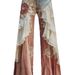 Women's Retro Print High-Waisted Slimming Jeans Faux Denim Style Comfortable Casual Leg Lengthening Effect_mkmklike.com