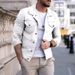 Cross-Border European American Spring And Autumn Fashion Solid Color Slim Fit Stand Collar Cardigan Men's Jacket Sports_mkmklike.com