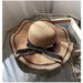 Hot Sale Casual Women Sun 2024 Foldable Fashion Bowtie Fisherman Straw Summer Travel Beach Hat_mkmklike.com