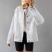 Trendy Oversized Denim Jacket For Women - Classic Polo Collar With Functional Pockets (Light Blue/Navy/Black/Charcoal/White, S-2XL)_mkmklike.com