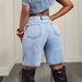 Women's Trendy Casual Denim Shorts 5 Point Pants Style Outing Shorts 88 In Stock_mkmklike.com