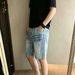 Men's Vintage Washed Distressed Denim Shorts Casual Loose Fit Five-Point Shorts Classic Five-Point Length_mkmklike.com