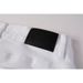 Unisex Cleanfit Stacked Flared Jeans, White With Pleated Creases, Breathable Summer_mkmklike.com