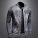 Men's Clothing Lapel Motorcycle Denim Jacket Personality Retro Slim Fit Fashion Tops Casual Coat_mkmklike.com