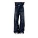 Vintage Washed Black High-Street Jeans – Unisex Relaxed Fit Straight-Leg Denim Pants (S-3XL, Non-Stretch, Distressed Detailing, All-Season)_mkmklike.com