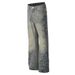 Punk Distressed Vintage Flared Jeans For Men, Vibe Trendy Design, Washed Wave Pattern Loose Wide-Leg Pants_mkmklike.com