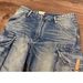 Men's Clothing Washed Denim Shorts Men's Summer Thin Loose Straight Workwear Mid Length Pants Trendy Casual Five Six Point Pants_mkmklike.com