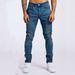 Men's Clothing Slim Fit Denim Trousers Black Mid Waist Slightly Elastic Skinny Pants American Trend_mkmklike.com