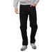 Men's Stretch Fleece Lined Flare Jeans - Comfortable Winter Denim Trousers With Elastic Waist_mkmklike.com