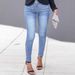 Slim Fit Stretch Jeans For Women - High Waist Skinny Denim Pants With Comfortable Elastic Fabric_mkmklike.com