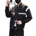 High-end Color-blocking Stylish Thickened Autumn Winter Trendy Baseball Jacket Korean Style Fashionable Men's Top_mkmklike.com
