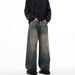 American Style Vintage High-Quality Spring Autumn Winter Trendy Loose Flared Jeans Korean Version Men's Casual_mkmklike.com