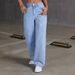 Women's High-Waisted Casual Jeans European American Design Autumn New Arrivals Women's Denim Fashion_mkmklike.com