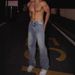 Men's Clothing New High Street Staple Full Diamond Jeans Men's Niche Flash Diamond Retro Straight Trousers_mkmklike.com