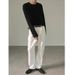 Nordmann White Jeans For Men Loose Straight Draped Casual Pants Spring Autumn American Style High-end Versatile Cool Floor-length_mkmklike.com