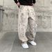 Men's Clothing High Street Ink Splashed Design Jeans For Men Spring And Autumn Trendy Casual Straight Pants For Men_mkmklike.com