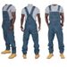 Pulse Cross-Border Foreign Trade European And American New Men's Overalls Fashion Multi-Pocket Loose Denim Long Pants_mkmklike.com
