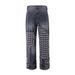 Patchwork Plaid Denim Men Streetwear Irregular Design Sense Niche Vintage Washed Small Straight Pants_mkmklike.com