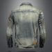 Men's Clothing Long Sleeved Lapel Cardigan Denim Jacket For Boys Niche Design Trendy Cool Personality_mkmklike.com