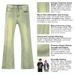 Nirben Men's Vintage American Casual Jeans, Retro Loose Flare Fit With Stitch Splicing, Fashion Versatile Denim Pants_mkmklike.com
