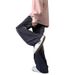 Men's American Retro Washed Distressed Flared Jeans Loose Straight Leg Casual Wide Leg Trousers Trendy Autumn Wear_mkmklike.com