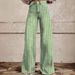 Women's Wide Leg Straight Leg Flared Jeans Anti Denim Striped Design Relaxed Everyday Wear Comfortable Feshion_mkmklike.com